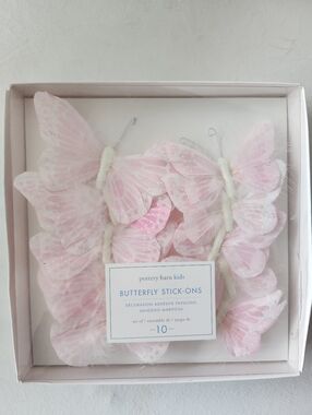 Pottery Barn kids Butterfly Stick Ons